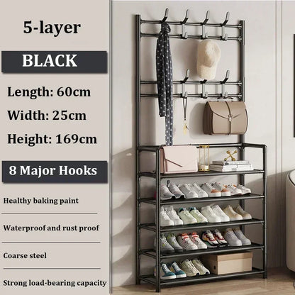 Multifunctional Hanger/ Shoe rack organizer