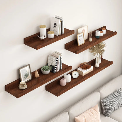 sturdy rectangle wooden shelves for room or house