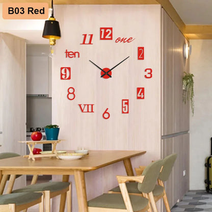 3d wall clock