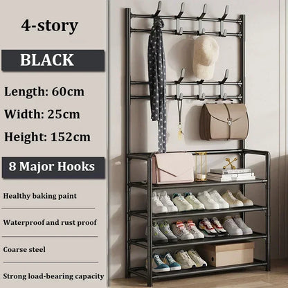 Multifunctional Hanger/ Shoe rack organizer