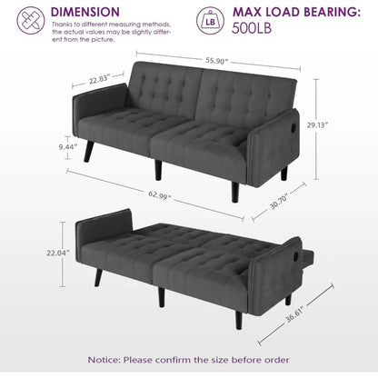 Covertable Sofa with usb plug in