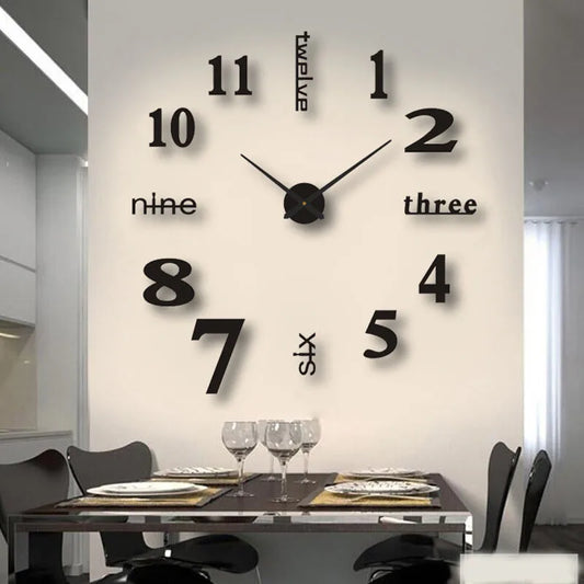 3d wall clock