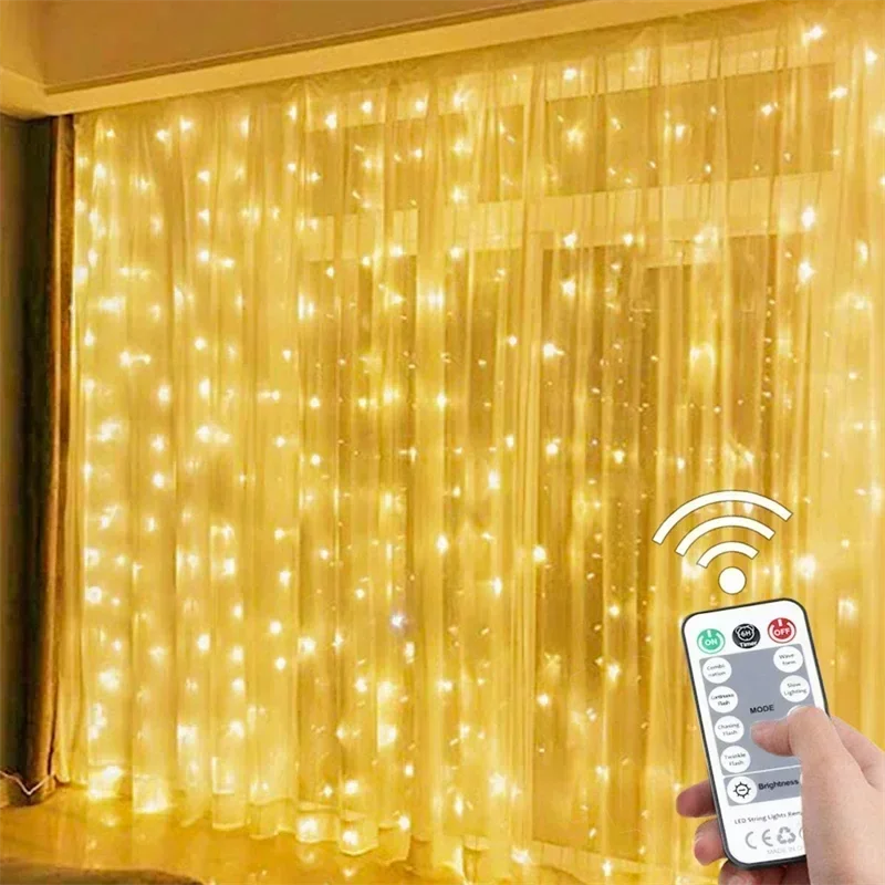 Remote control Curtain Lights