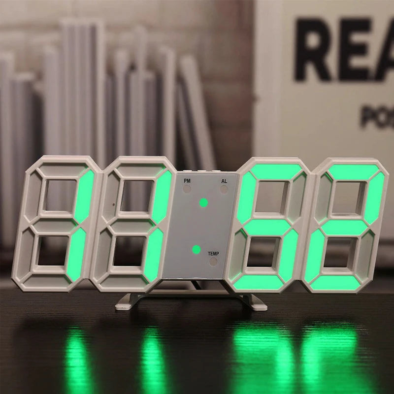 3D Luminous Digital Clock