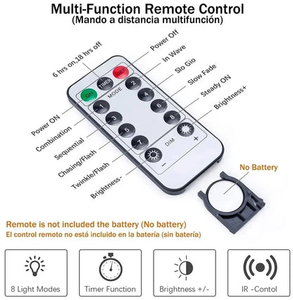 Remote control Curtain Lights