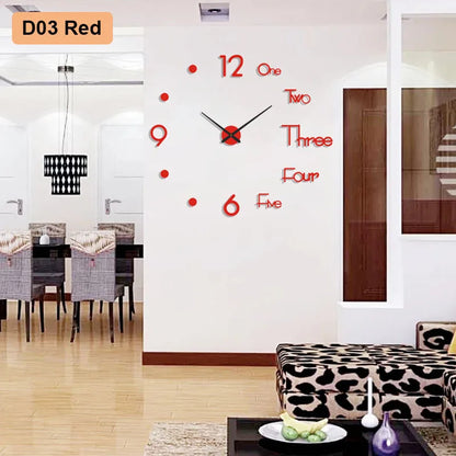 3d wall clock