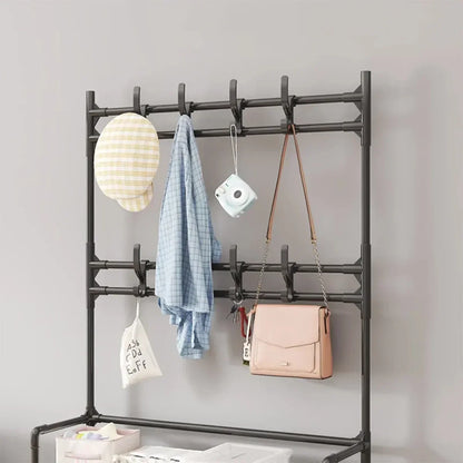 Multifunctional Hanger/ Shoe rack organizer